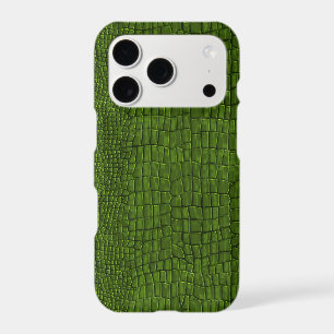 Coque iPhone en peau d'alligator