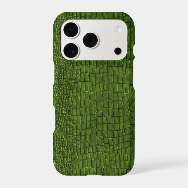 Coque iPhone en peau d'alligator (Verso)