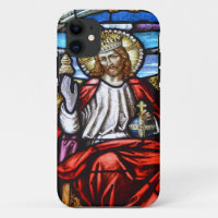 Coque iphone en vitrail Lord Jesus