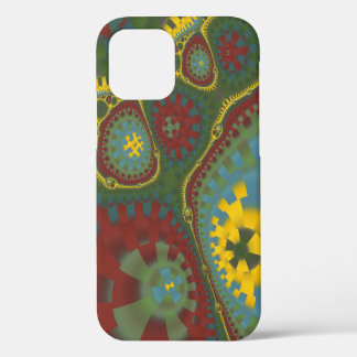 Coque iPhone 12 Engrenages fractals 