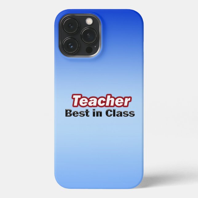 Coque iPhone Enseignant le mieux en classe (Verso)