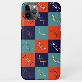 Coque iPhone 11Pro Max Ensemble de motifs de biologie de la tige génétiqu