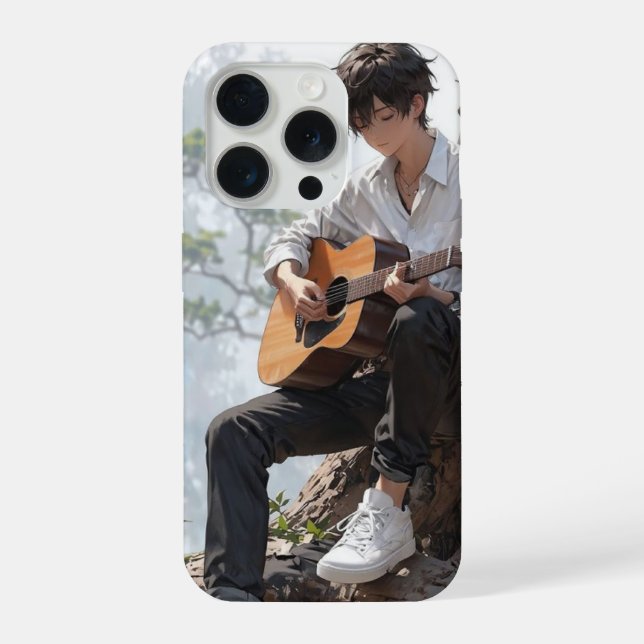 Coque iPhone Epic Anime Guitarist Birthday cases  - Customi (Verso)