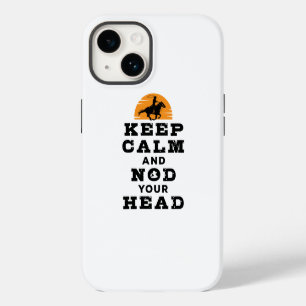 Coque Pour iPhone 14 Équipe De Calf Roping Roper Gardez Le Calme Nod Vo