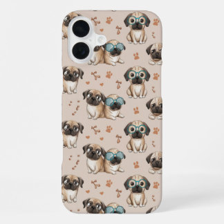 Coque iPhone 16 Plus "Équipe de rigolade Beagle"
