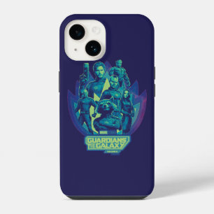 Coque Pour iPhone 14 Équipe des Gardiens de la Galaxie en graphique d'e