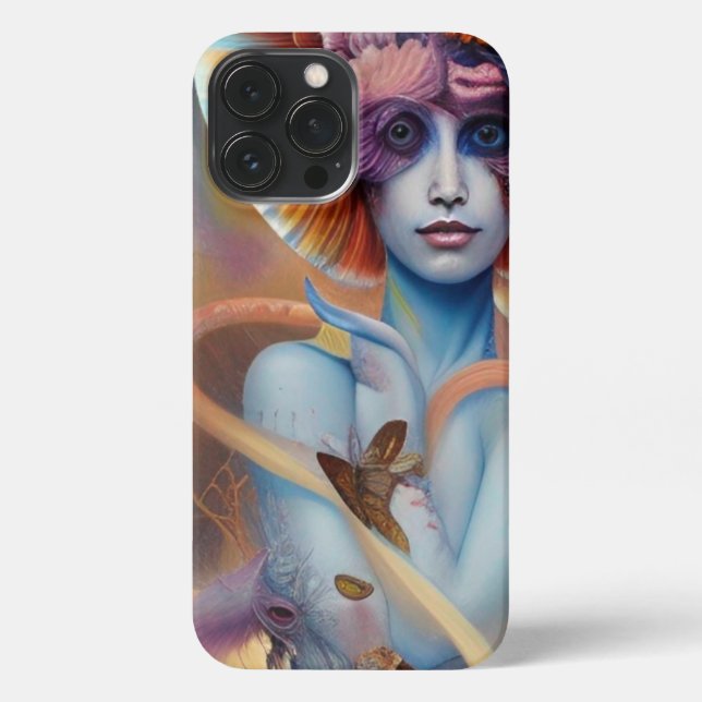 Coque iPhone Ethéal Spirituel Guide Nymphe (Verso)