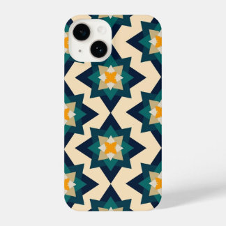 Coque Pour iPhone 14 Etoiles, carreaux, mosaïques