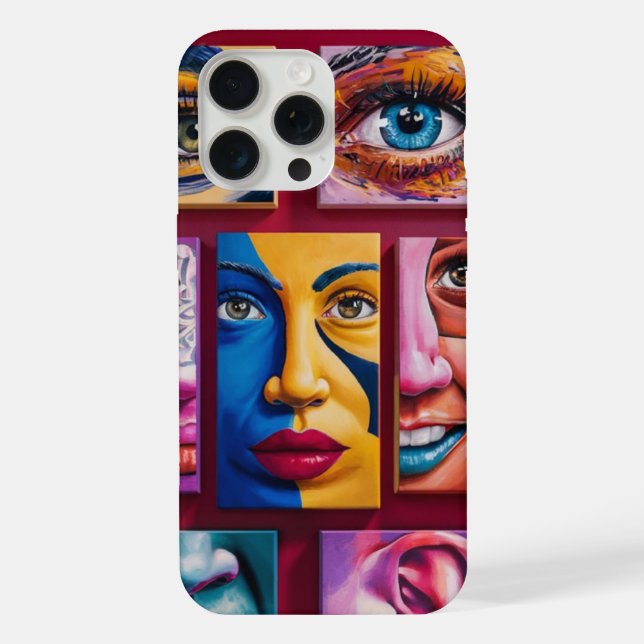 Coque iPhone Étonnante conception d'un autocollant de Crimson 3 (Verso)