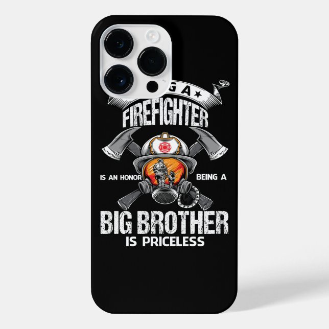 Coque iPhone Être un pompier est un honneur être un GROS FEU (Verso)