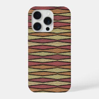 Étui à motif de tissu Zig Zag