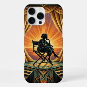 Coque iPhone 16 Pro Max Étui Art Déco Or pour iPhone 16 Pro Max   Vintage