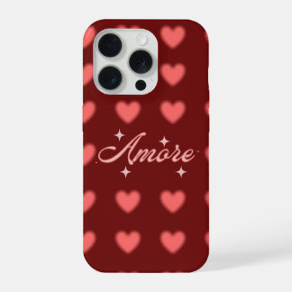 Étui de téléphone à motif cœur Amore | Étui de tél