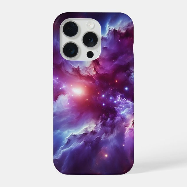 Coque iPhone Étui de téléphone à motif complet de nébuleuse cos (Verso)