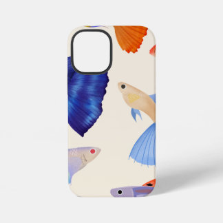 Coque iPhone 12 Mini Étui de téléphone avec joli poisson | 
