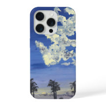 Étui de téléphone avec peinture de coucher de sole