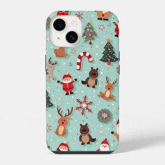 Coque Pour iPhone 14 Étui de téléphone de Noël
