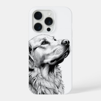 Étui de téléphone en ligne fine de Golden Retrieve