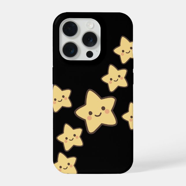 Coque iPhone Étui de téléphone Étoile Céleste (Verso)