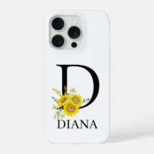 Étui de téléphone fleur de soleil D personnalisé