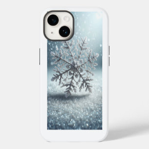 Coque Pour iPhone 14 Étui de téléphone flocon de neige gelé hyper-réali