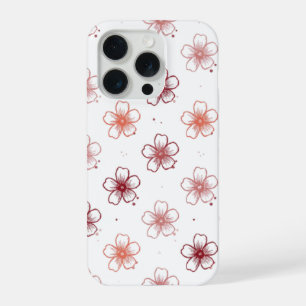 étui de téléphone floral