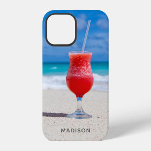 Coque iPhone 12 Étui de téléphone personnalisé Beach Coctail