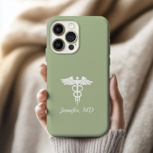 Étui de téléphone personnalisé pour infirmière méd