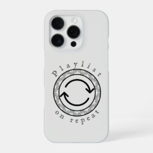 Coque iPhone 16 Pro Étui de téléphone simple Badge Vintage liste de