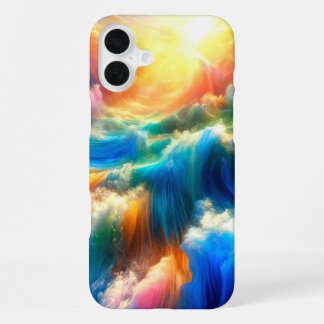 Coque iPhone 16 Plus Étui de téléphone Vagues Océaniques Artistiques