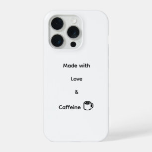 Étui drôle pour iPhone 15 Pro - Fait avec amour & 