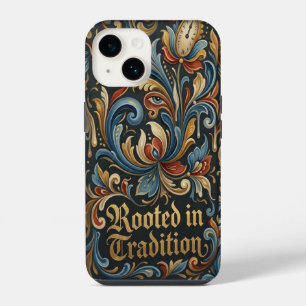 Coque Pour iPhone 14 Étui Google Pixel 8 vintage - 'Enraciné dans la tr
