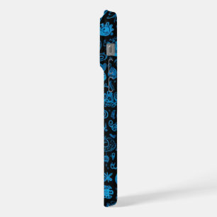 Étui iPhone 15 Pro Max Blue Doodles
