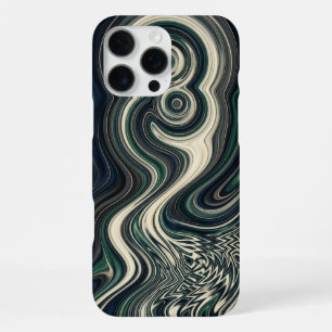 Coque iPhone 16 Pro Max Étui iPhone à tourbillon liquide psychédélique