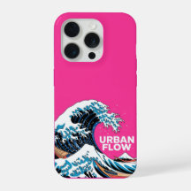 Étui iPhone Art Wave Japonais Moderne - Esthétique
