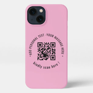 Etui iPhone 13 Étui iPhone avec scan de code QR personnalisé