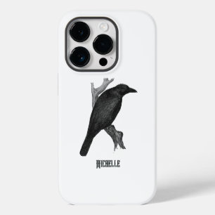 Coque Pour iPhone 14 Plus Étui iPhone Case-Mate gothique vintage corbeau noi