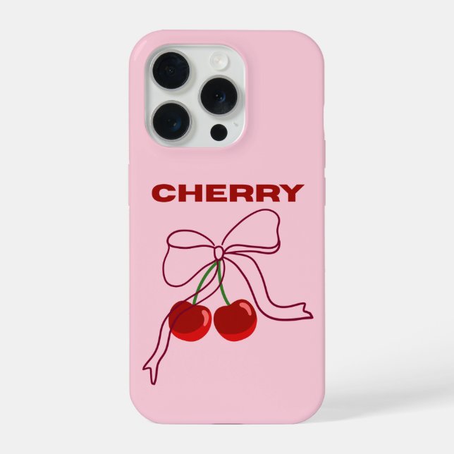 Coque iPhone Étui iphone Cerise (Verso)