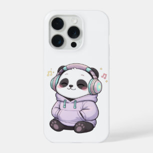 Étui iPhone Panda Mignon   Écouteurs Kawaii Aesthe