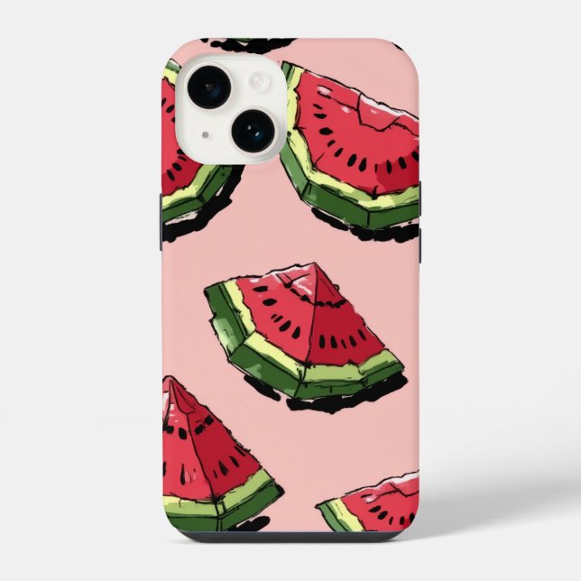 Coque iPhone étui pastèque (Verso)