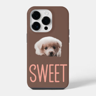 Coque Pour iPhone 14 Plus Étui pour iPhone 14 Pro avec un chiot mignon et de