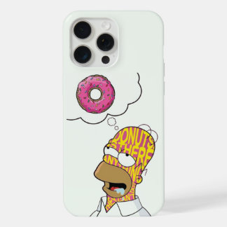 Étui pour iPhone 15 Pro 'Donut de rêve d'Homer'