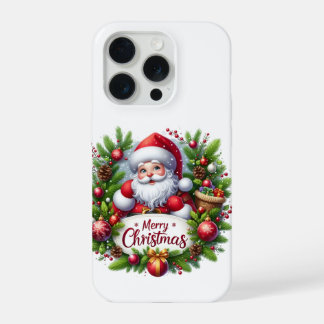 Étui pour iPhone 15 Pro Joyeux Noël 
