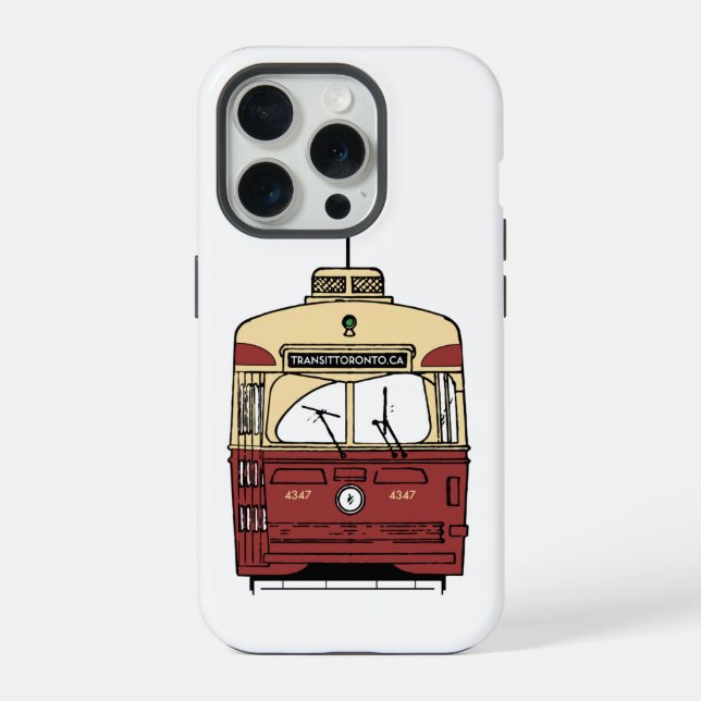 Coque iPhone Étui pour iPhone 15 Pro Transit Toronto (Verso)