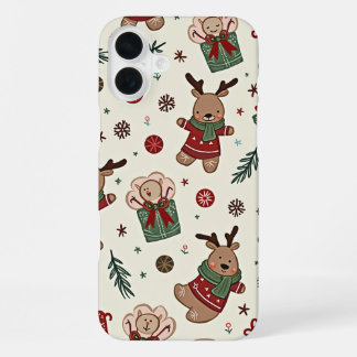 Coque iPhone 16 Plus Étui pour iPhone 16 plus Noël