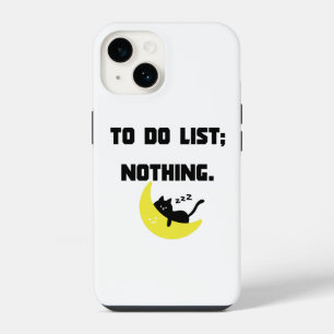Coque Pour iPhone 14 Étui pour iPhone avec citation drôle 'LISTE DE TÂC