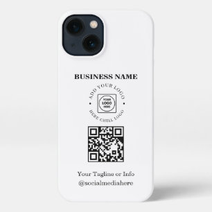 Etui iPhone 13 Étui pour iPhone avec code QR et logo personnalisé