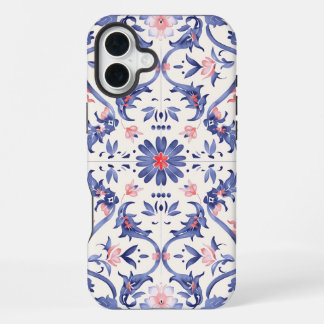 Coque iPhone 16 Plus Étui pour iPhone : bleu@rose.