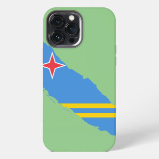 Etui iPhone 13 Pro Max Étui pour iPhone / iPad avec drapeau d'Aruba