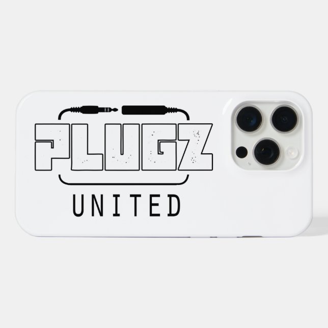 Coque iPhone Étui pour iPhone Plugz (Verso Horizontal)